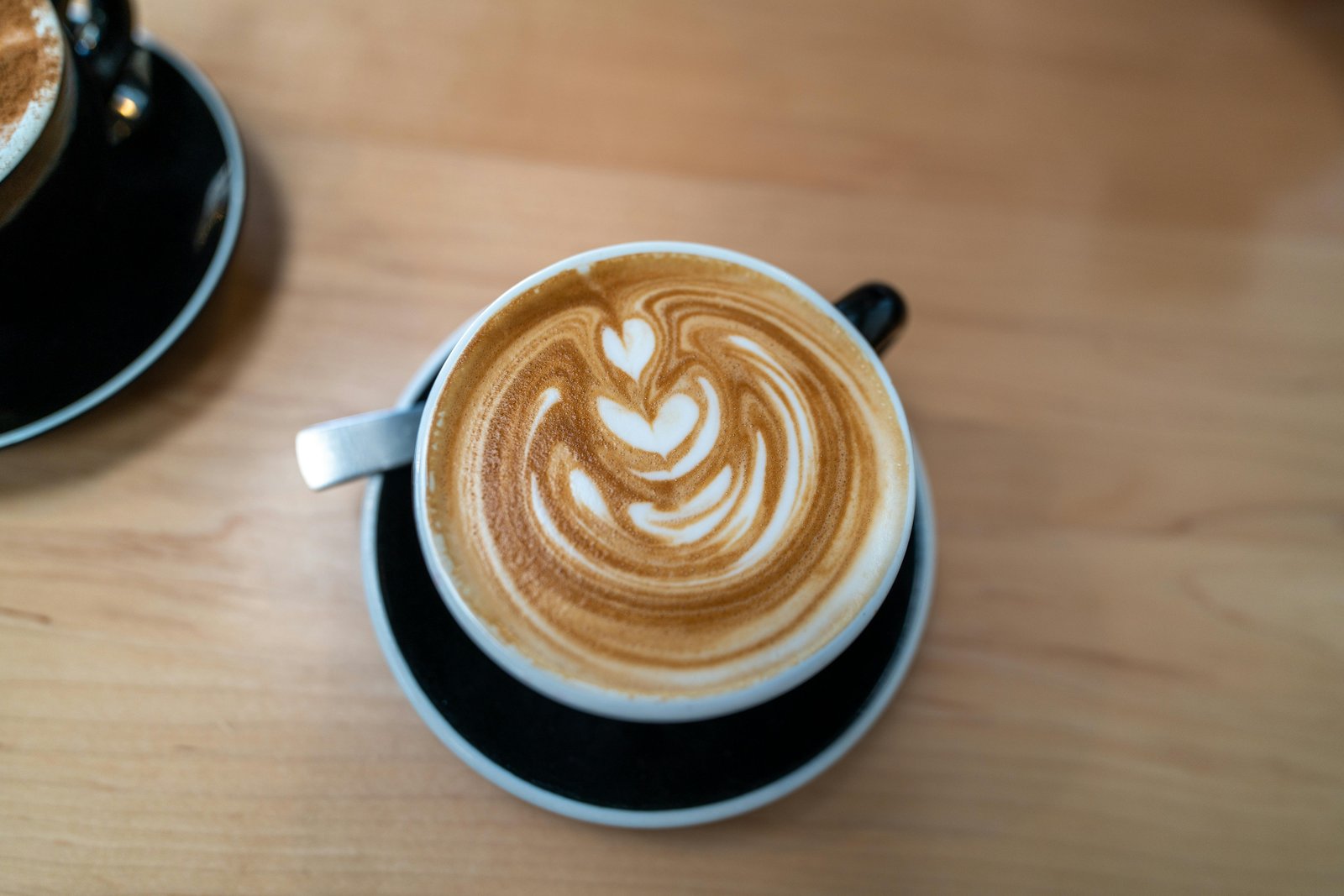 A minimalist coffee-themed high-resolution wallpaper, 34 of 63.